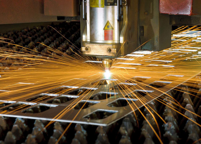 High-precision industrial laser cutting and CNC press brake bending