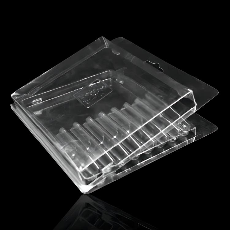 Manufacturer Custom Blister Tray Pack Recyclable Clear Plastic Clamshell Package