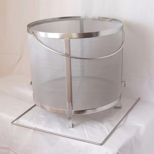 Wholesale 300 400 Micron Stainless Steel Wire Cloth Plain Weave Basket Strainer Beer Homebrew Filter Woven Technique FX Brand
