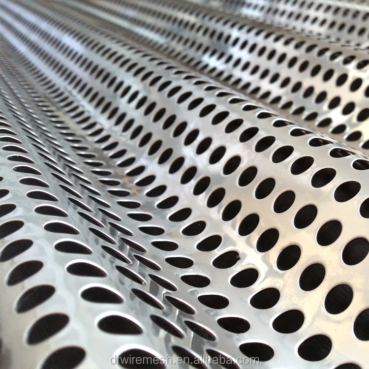 Premium Bent &amp; Corrugated Perforated Metal Panels | Plain Weave Woven Architectural Aluminum Mesh With Cutting Bending Services