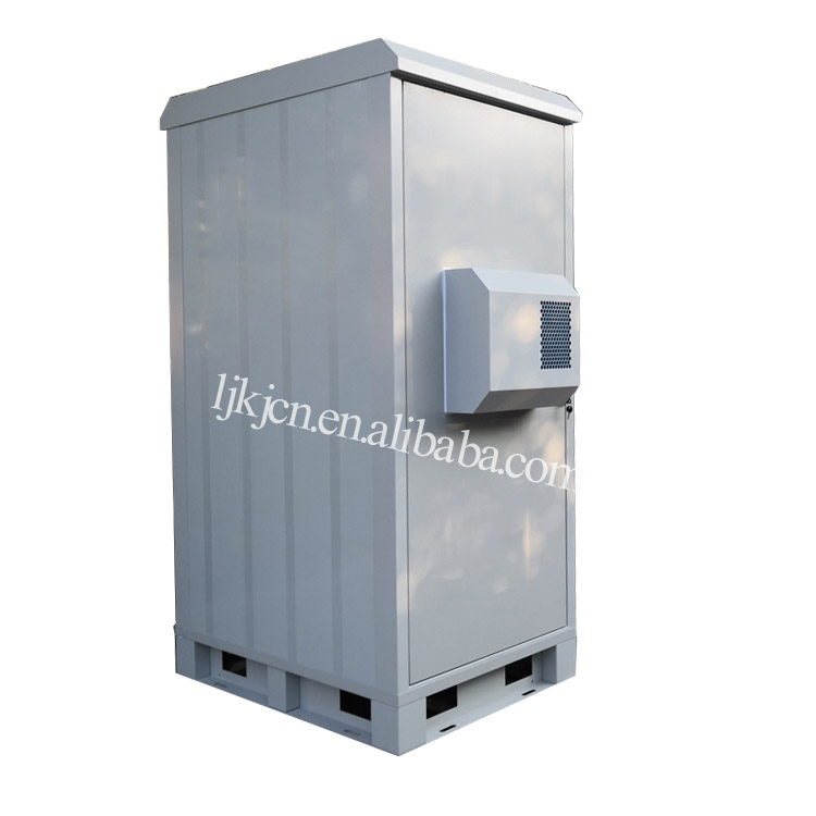 IP55 IP65 42U Waterproof Enclosure Outdoor Mini Shelter Battery Storage Cabinet with 600w Dc air Conditioner