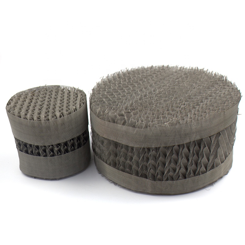 SS304 316 Metal Wire Mesh Gauze Structured Packing for Distillation Tower