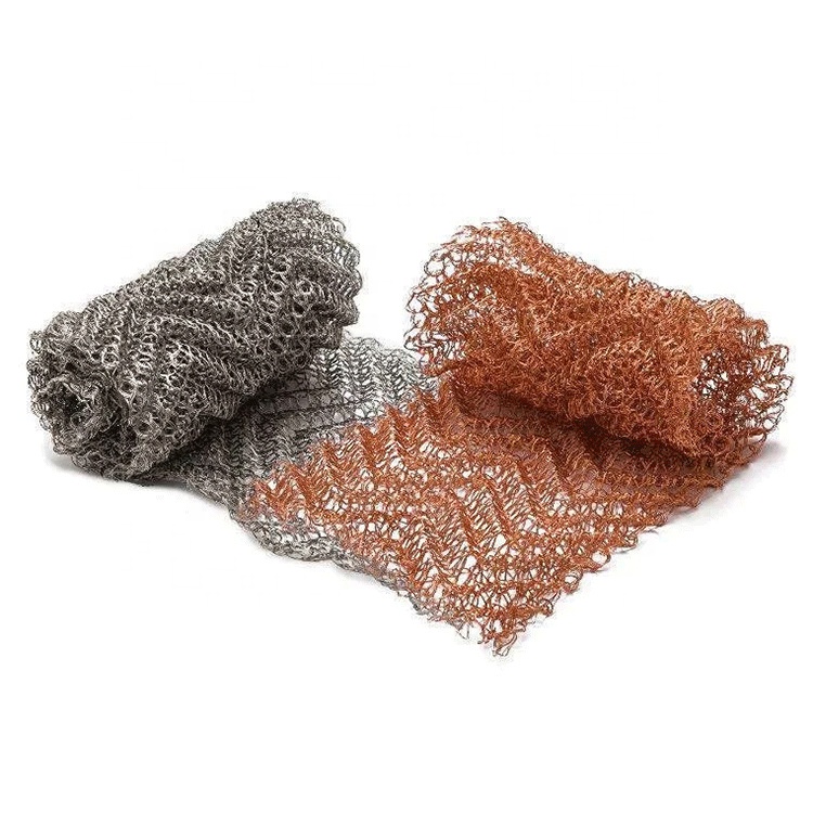 Knitted Stainless Steel and Copper Wire Mesh Square Hole Tube with 0.25mm Wire Diameter Gas-Liquid Filter