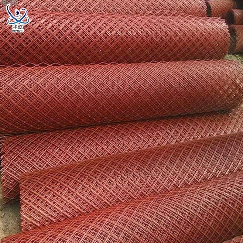 Custom Durable Galvanized Expanded Metal Mesh Diamond Hole Steel Expanded Sheet Highway Anti-glare Fence Construction Safety