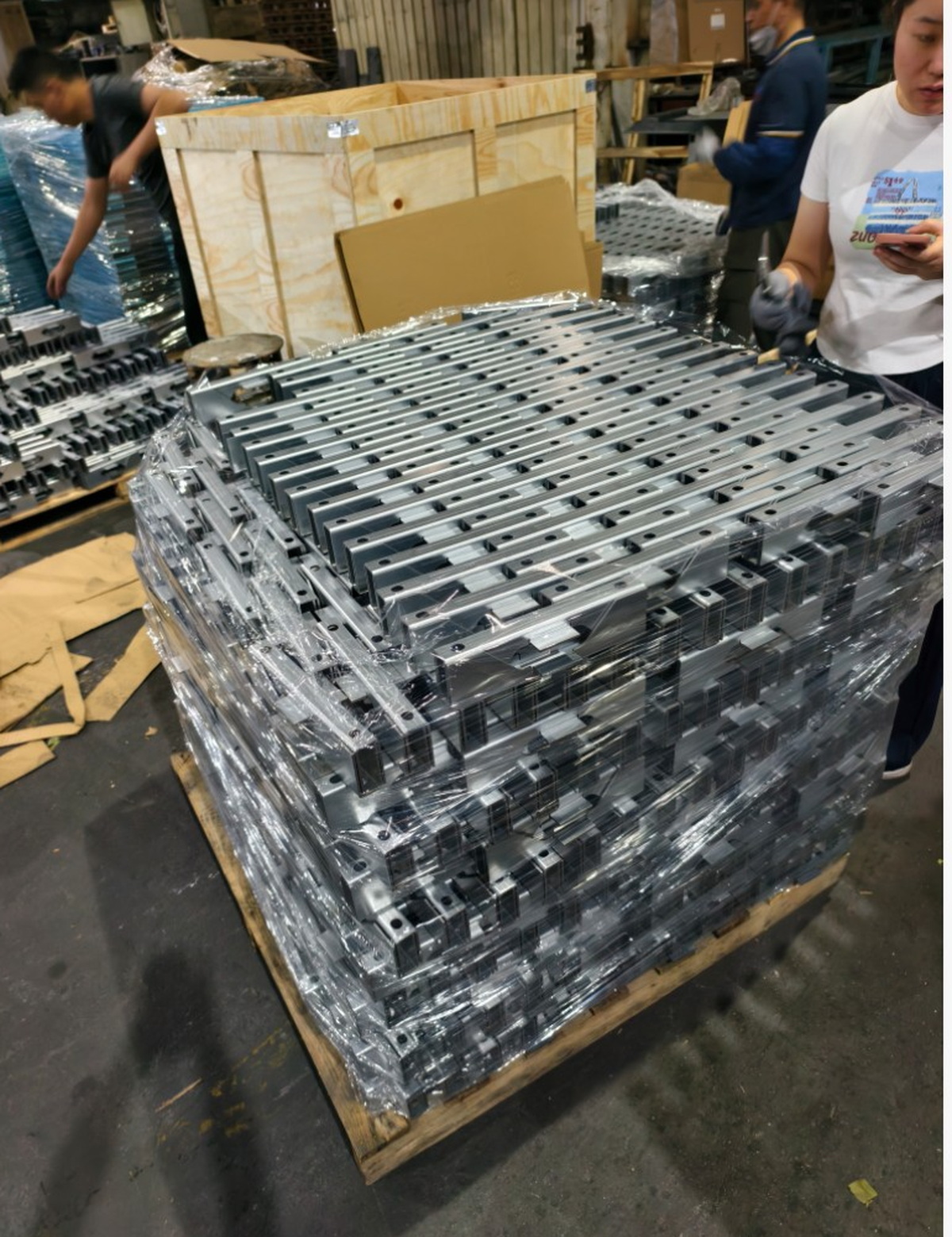 Custom Silver Perforated Metal Strip Sheet With Repeating Slot And Mounting Hole Row For Industrial Fabrication