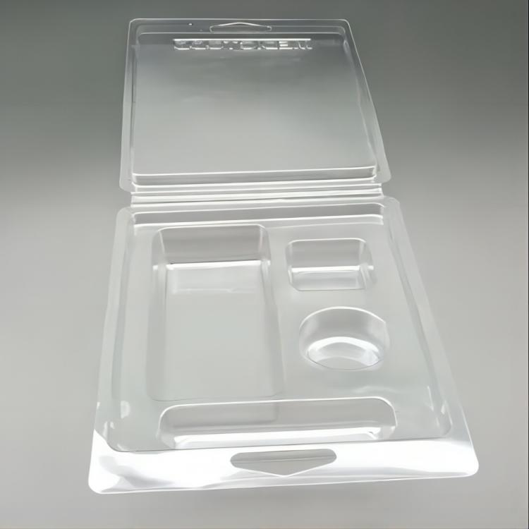 Manufacturer Custom Blister Tray Pack Recyclable Clear Plastic Clamshell Package