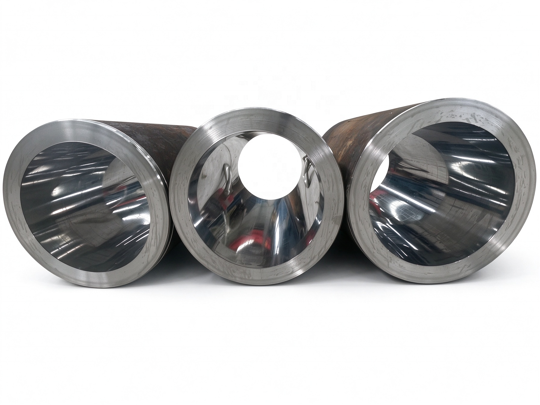 Deep Hole Bored 16Mn ST52 E355 Q345B 1045 42CrMo Honed Tube High Precision ISO H8 Ra 0.4um Cold Drawn Seamless Cylinder Barrel