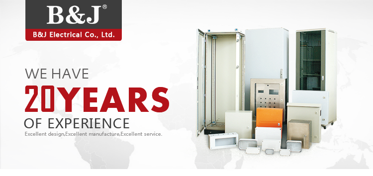 B&J New Design Customized Outdoor IP66 Waterproof Wall Mount Enclosure Electrical Metal Cabinet
