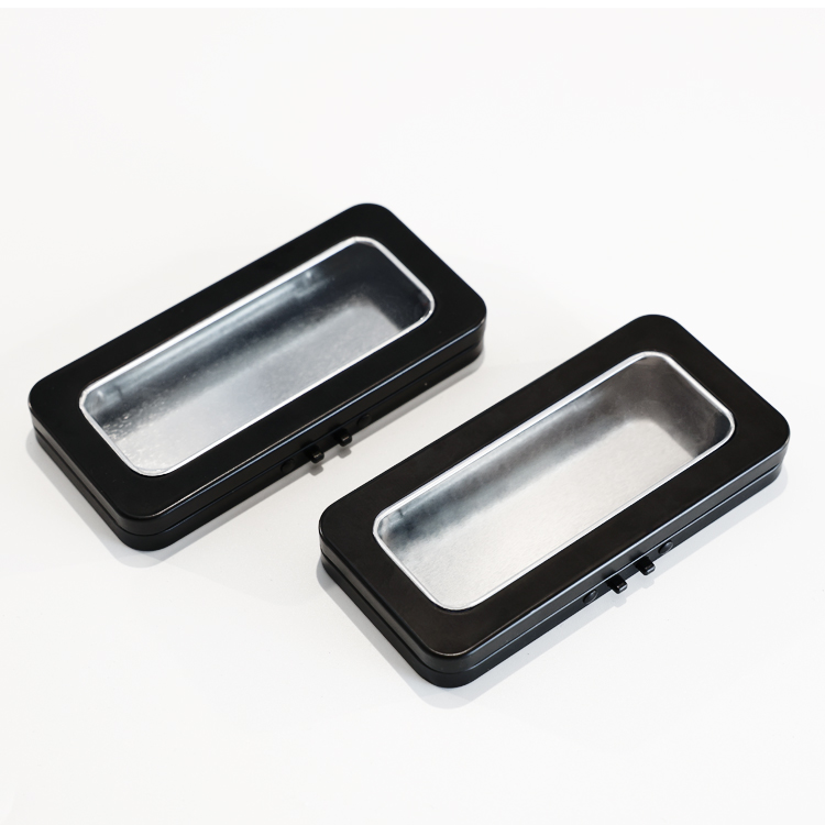 Professional Factory Custom Tin Box Small Metal Hinge Packaging Sliding Tin Can Case Gifts Accessories Tools Chocolate Candy Tea