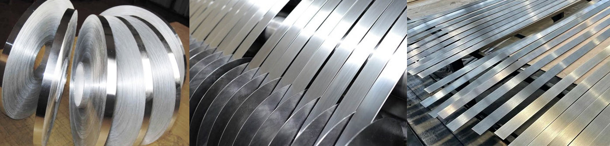 Precision cold-rolled stainless steel strips and shim stock