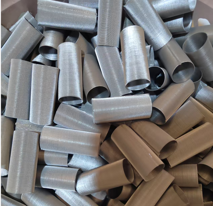 Customized 5CM Cylinder SS304 316 Plan TWILL Weave Wire Mesh Filter Meshes Tube