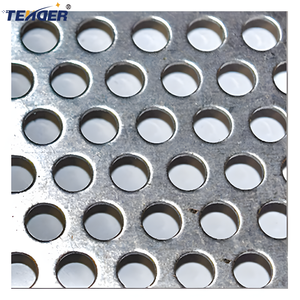 High Quality Decorative Facade Cladding Perforated Metal Mesh Sheet Aluminum Perforated Plate for Building Exterior Decoration