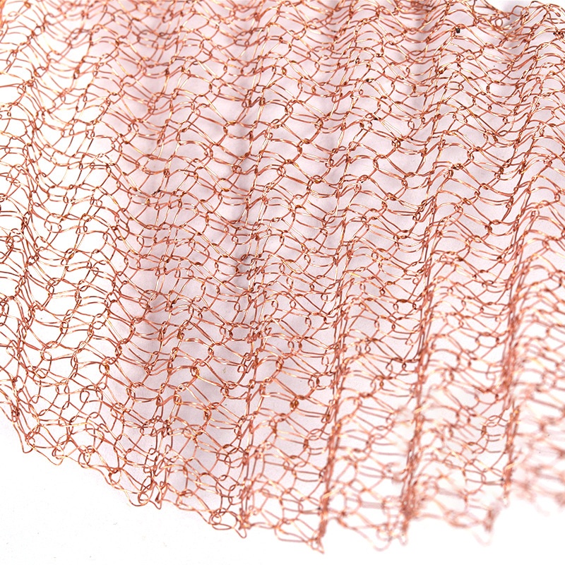 Knitted Stainless Steel and Copper Wire Mesh Square Hole Tube with 0.25mm Wire Diameter Gas-Liquid Filter