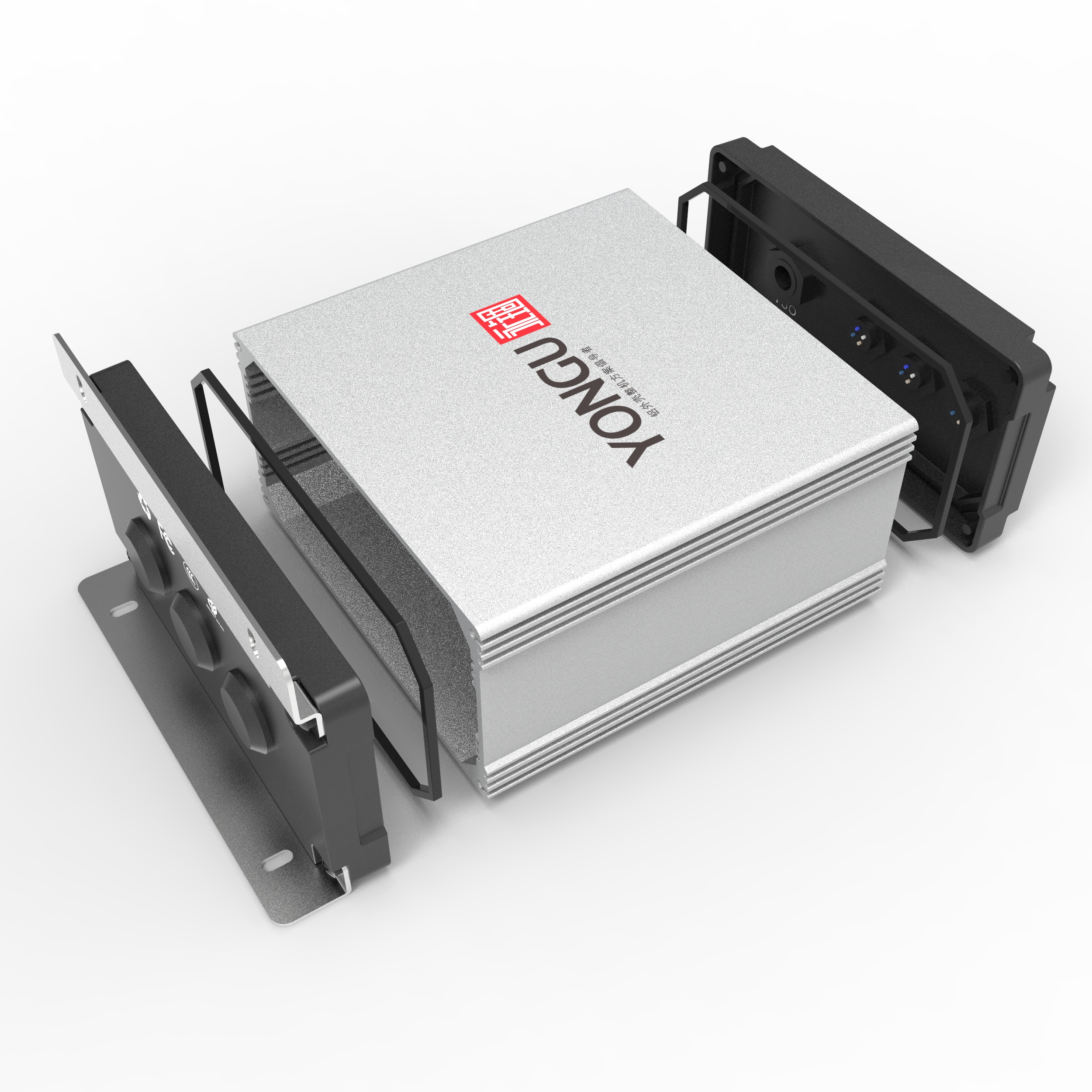 M Series Ip67 Aluminum Waterproof Electrical Enclosure Extrusion Distribution Power Box Aluminum Enclosure