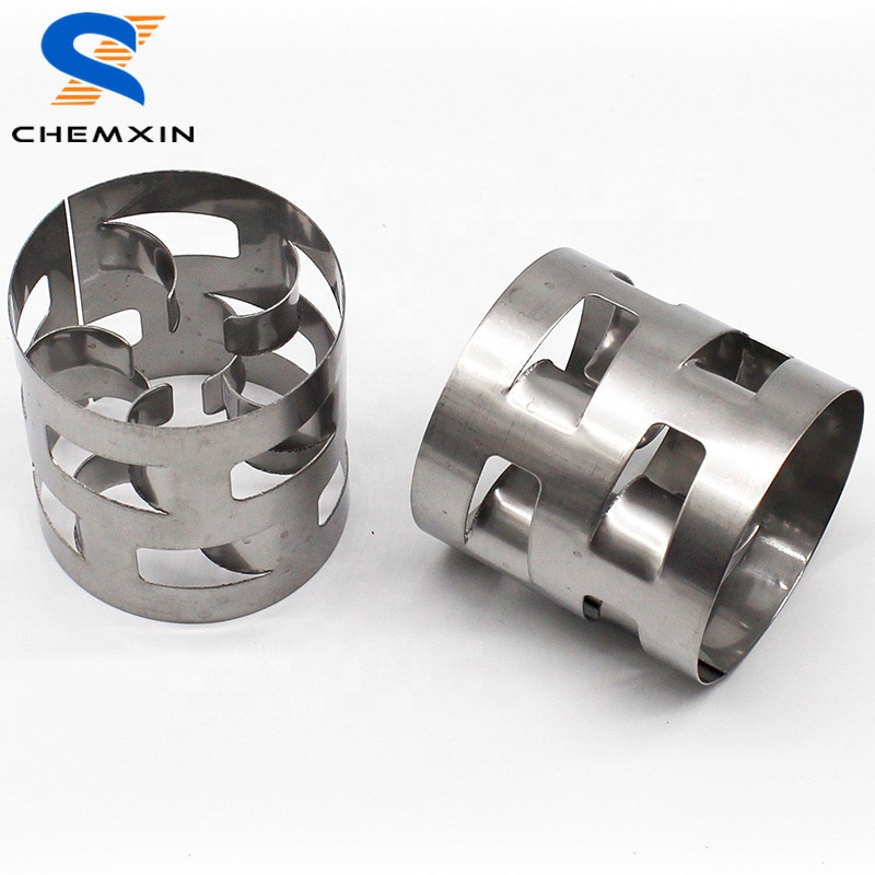 16mm 25mm Stainless Steel 316 Metal Pall Ring Random Packing Used in Distillation Column