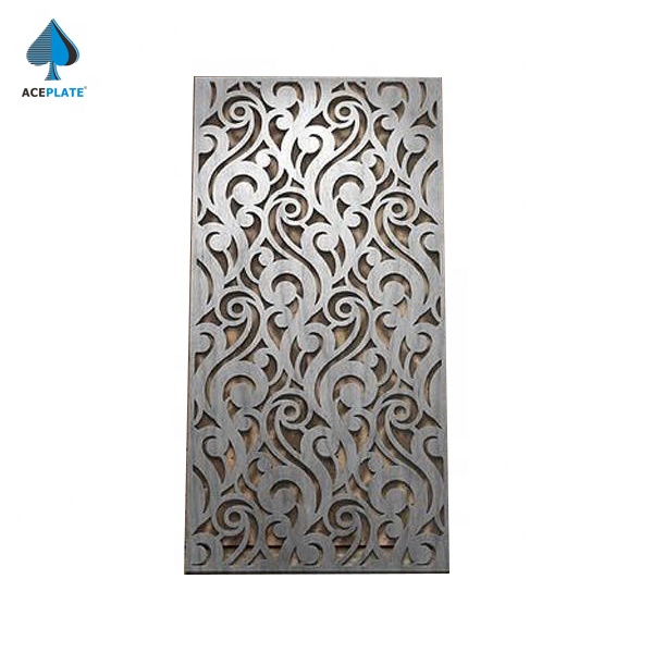 ACEPLATE Perforated Sheets Laser Cut Wall Panel Screens &amp; Room Dividers Art Decor Building Outdoormetal Aluminum Fall