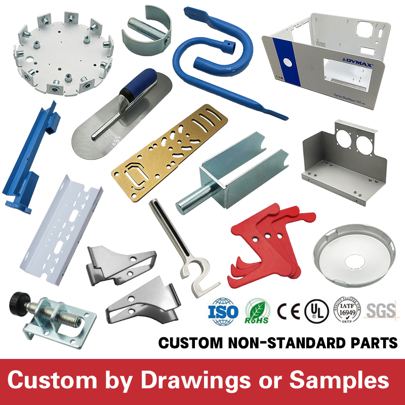 Factory OEM Custom Metal Stamping Parts Sheet Metal Fabrication Manufacture Laser Cutting Service Stainless Steel Fabrication