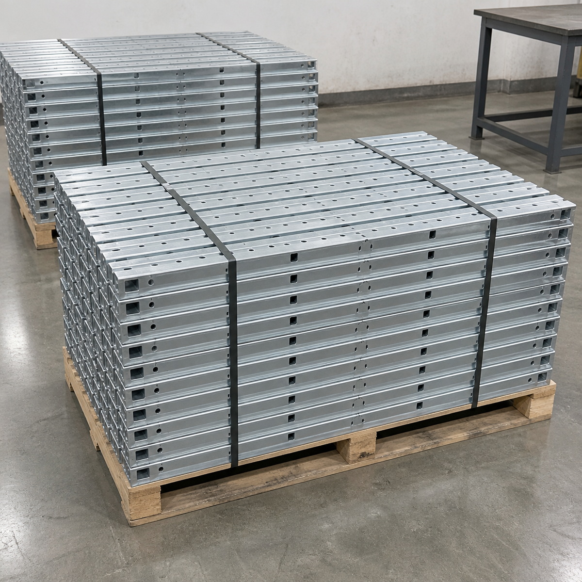 Custom Silver Perforated Metal Strip Sheet With Repeating Slot And Mounting Hole Row For Industrial Fabrication