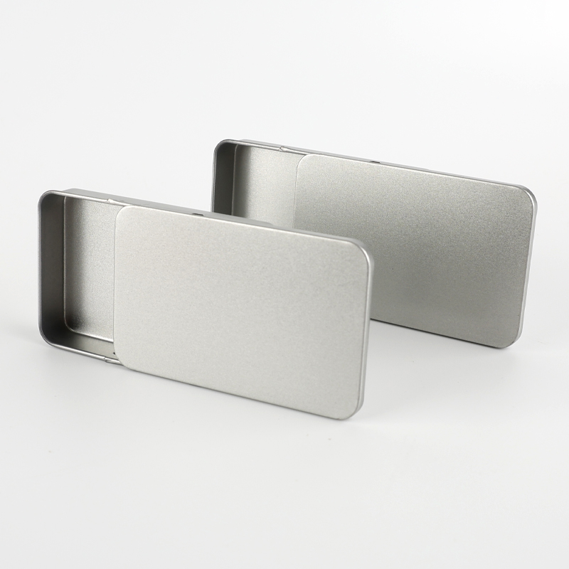 Hinged-lid Tin Container
