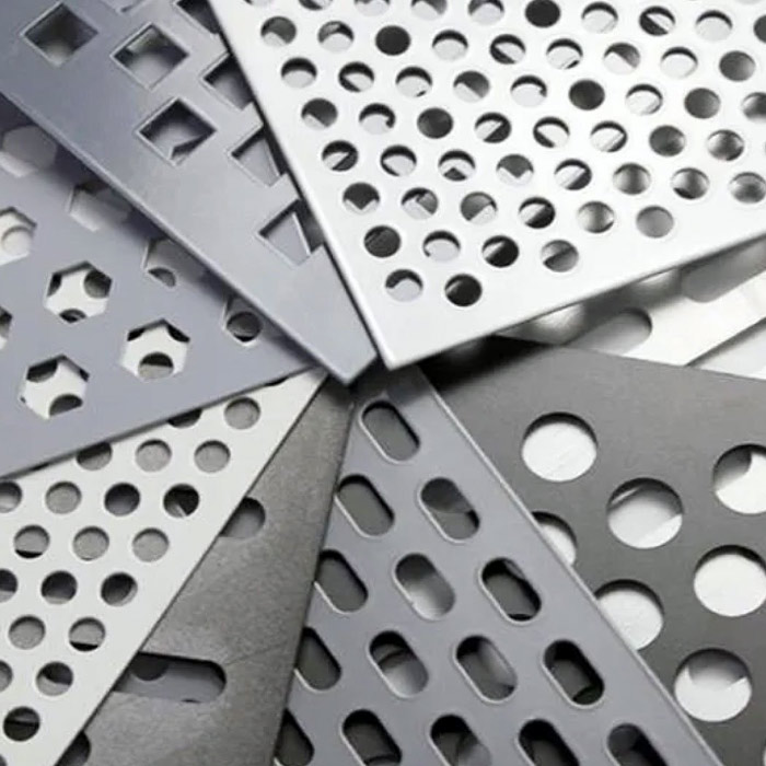 Precision perforated metal sheets manufactured by Ambani Metals
