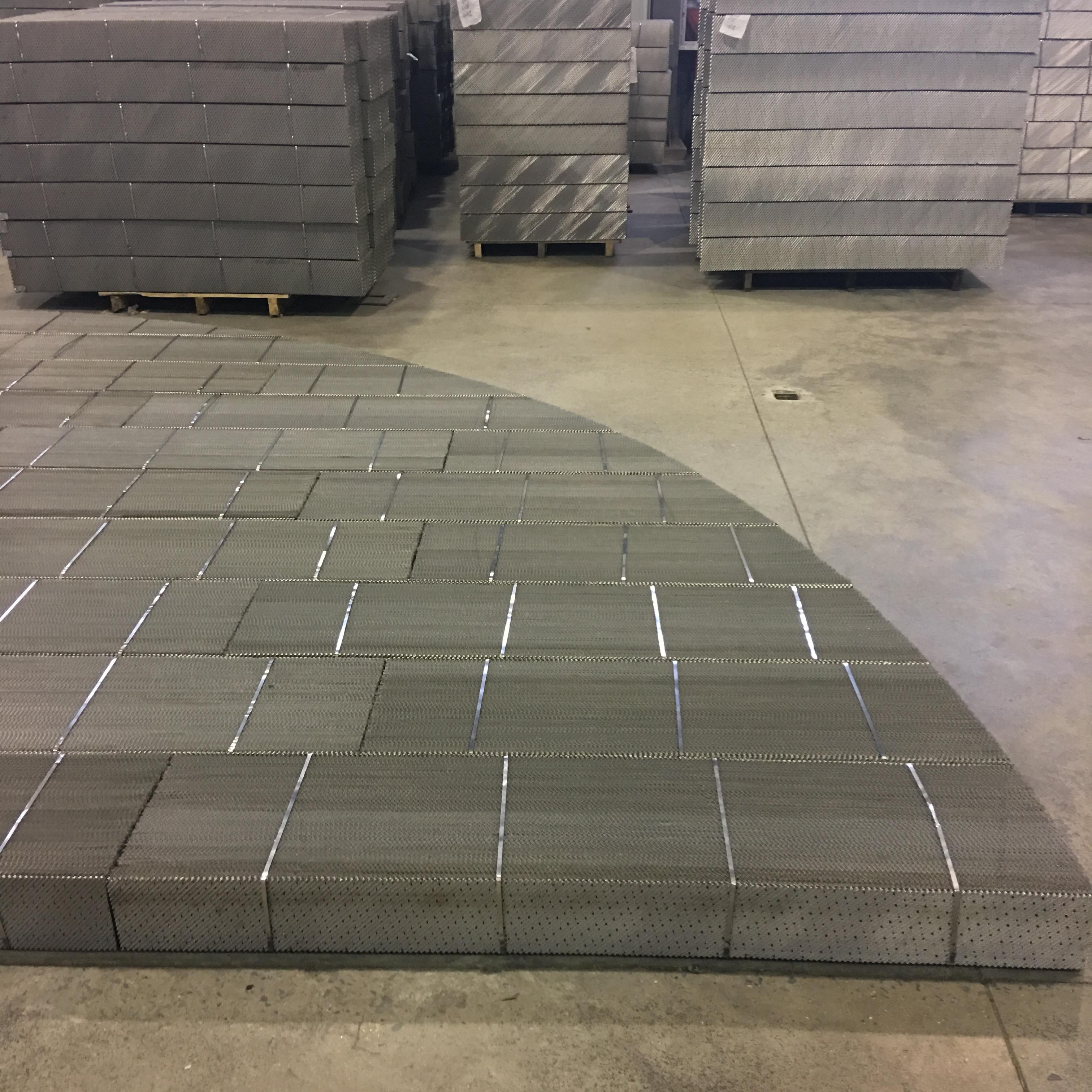 Ss304 BX500 ZWF Wire Gauze Structured Packing for Air Separation