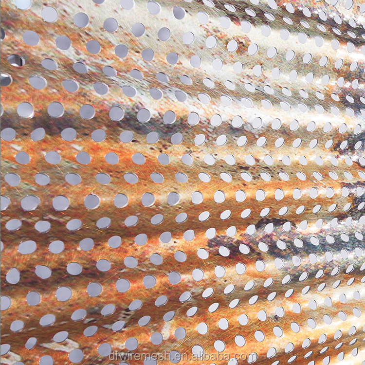 Premium Bent &amp; Corrugated Perforated Metal Panels | Plain Weave Woven Architectural Aluminum Mesh With Cutting Bending Services