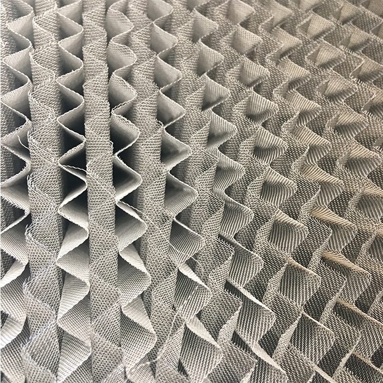 Ss304 BX500 ZWF Wire Gauze Structured Packing for Air Separation