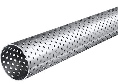 Perforated Stainless Steel Pipe for chemical processing and industrial filtration