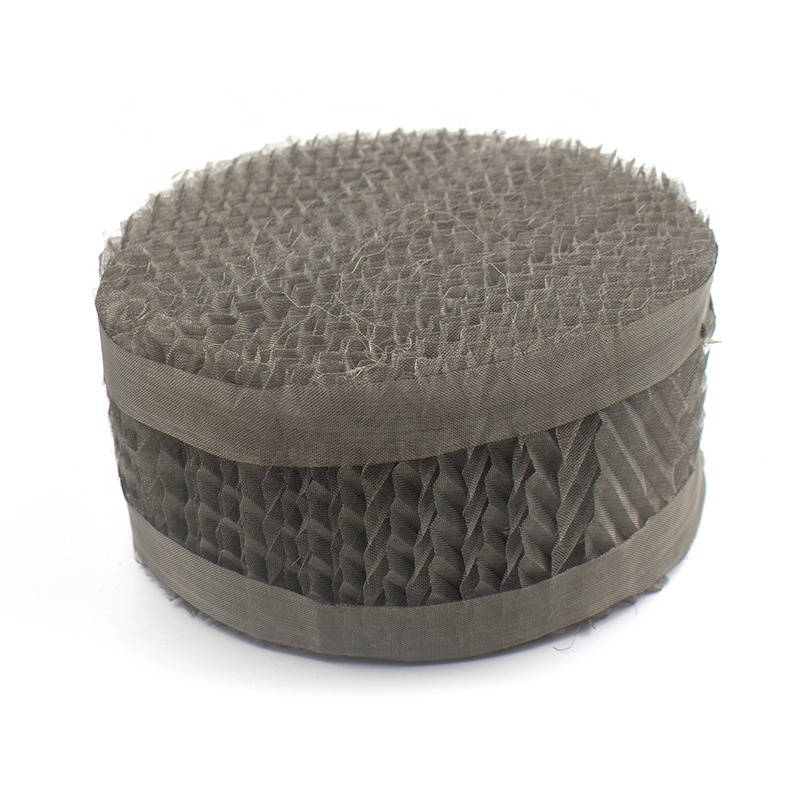 SS304 316 Metal Wire Mesh Gauze Structured Packing for Distillation Tower