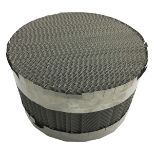 Ss304 BX500 ZWF Wire Gauze Structured Packing for Air Separation