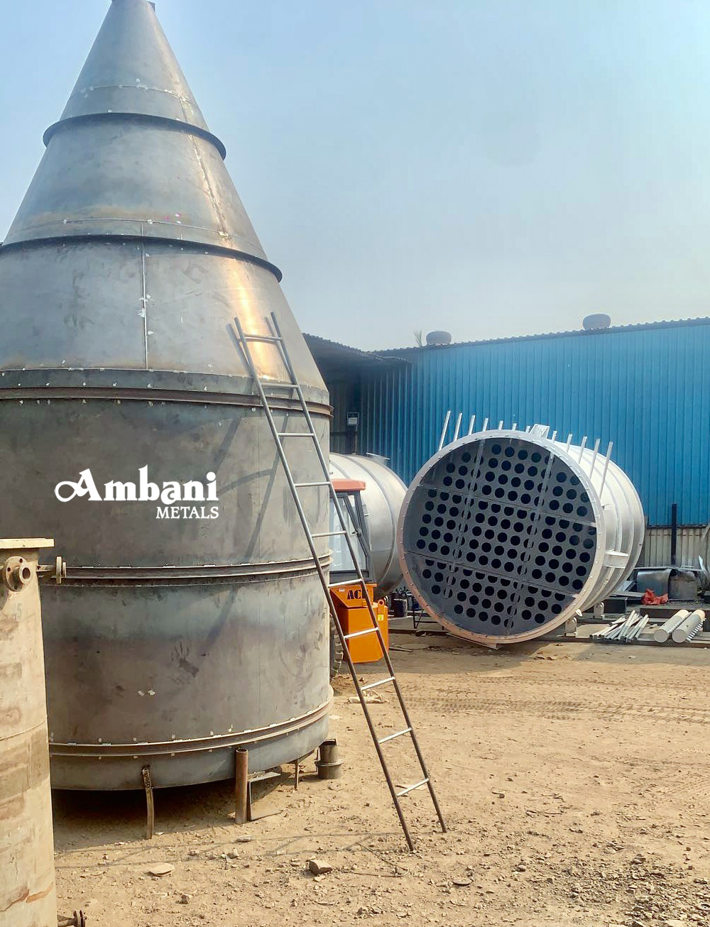Mass transfer equipment fabrication at Ambani Metals