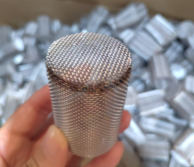 Customized 5CM Cylinder SS304 316 Plan TWILL Weave Wire Mesh Filter Meshes Tube