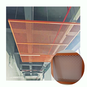 Decorative Customization Aluminum Expanded Metal Mesh Suspended Ceiling