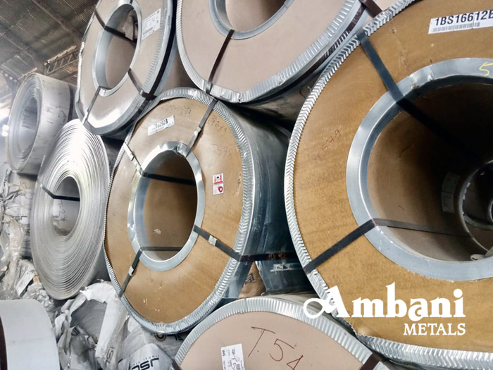 Prime stainless steel coil inventory