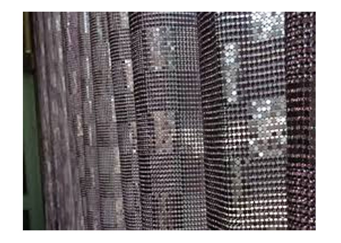 Scale Metal Mesh Curtains for shimmering wall coverings and stage backdrops
