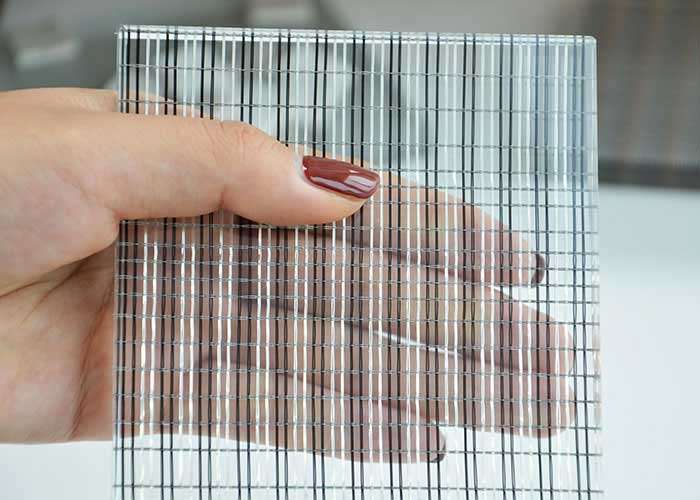 Safety Metal Mesh Laminated Glass for luxury partitions and exterior facades