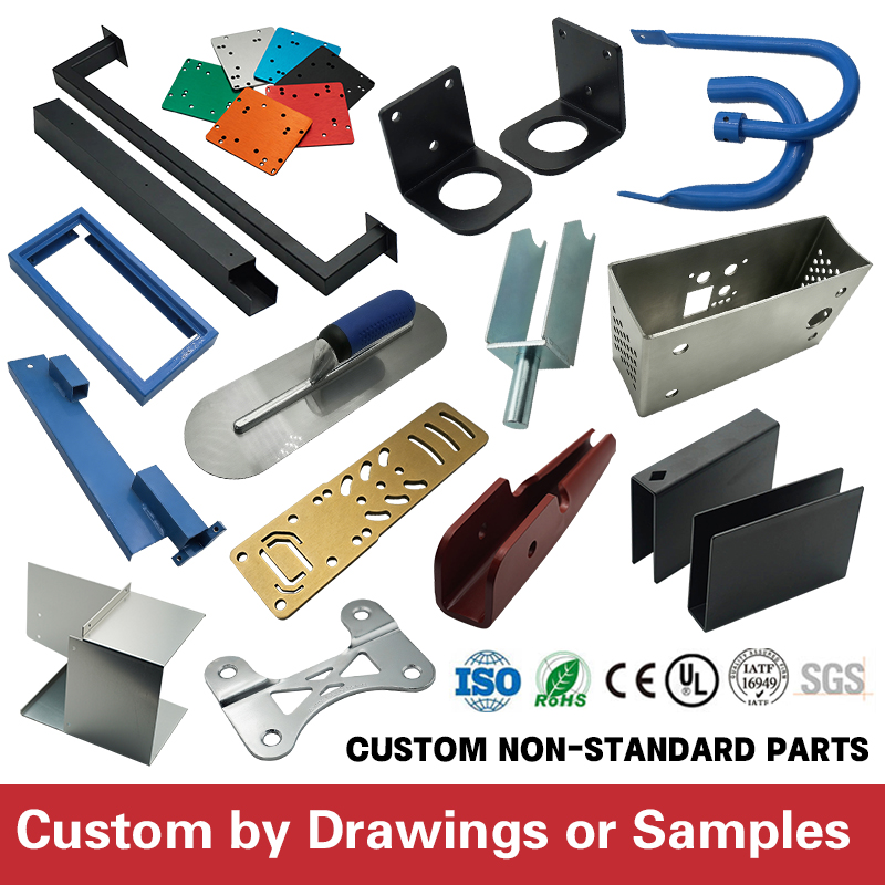 Factory OEM Custom Metal Stamping Parts Sheet Metal Fabrication Manufacture Laser Cutting Service Stainless Steel Fabrication