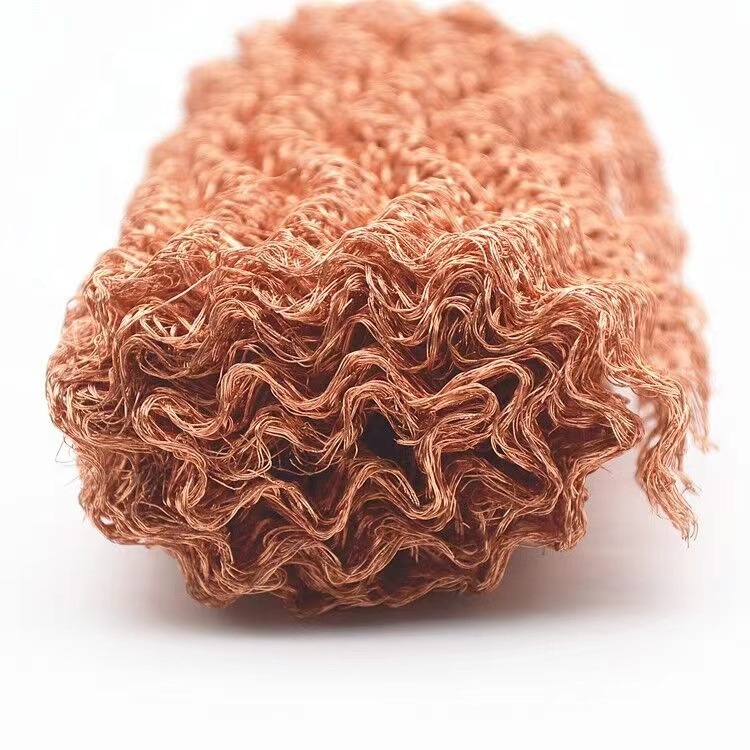 Knitted Stainless Steel and Copper Wire Mesh Square Hole Tube with 0.25mm Wire Diameter Gas-Liquid Filter