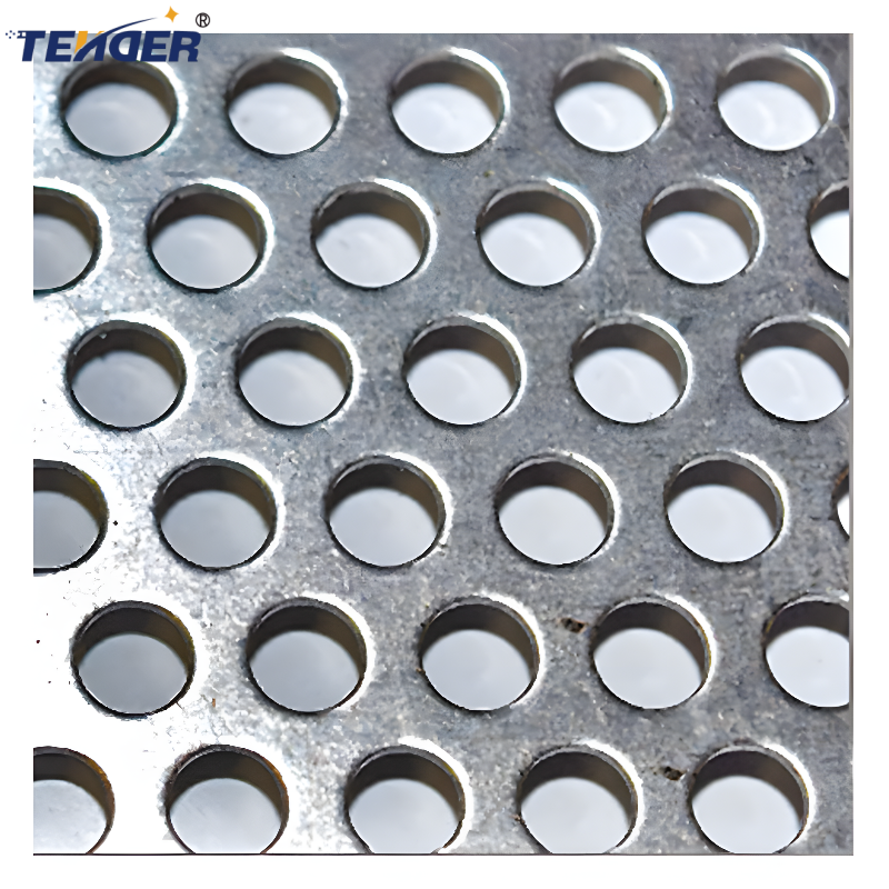 High Quality Decorative Facade Cladding Perforated Metal Mesh Sheet Aluminum Perforated Plate for Building Exterior Decoration