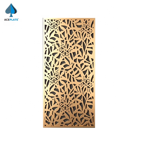 ACEPLATE Perforated Sheets Laser Cut Wall Panel Screens &amp; Room Dividers Art Decor Building Outdoormetal Aluminum Fall