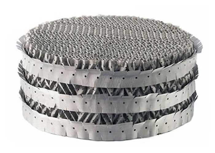 Corrugated Hastelloy Wire Mesh Structured Packing