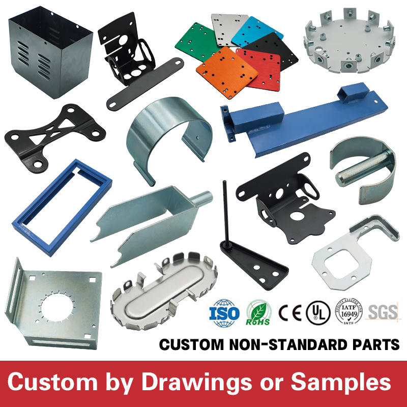 Factory OEM Custom Metal Stamping Parts Sheet Metal Fabrication Manufacture Laser Cutting Service Stainless Steel Fabrication