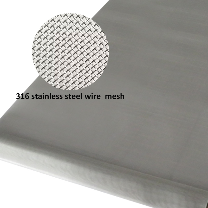 20 30 40 50 60 80 100 200 300 400 500 Micron Filter Cloth Sieving Screen Netting 304 316 SS Stainless Steel Woven Wire Mesh