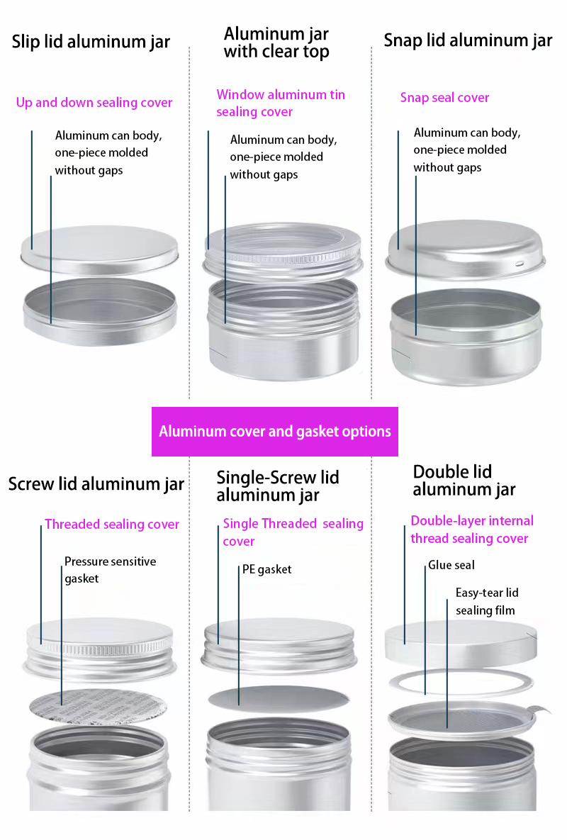Aluminum Jars
