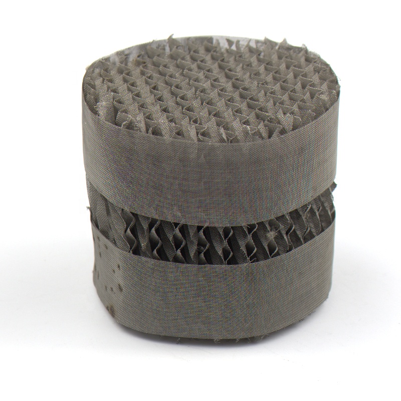 SS304 316 Metal Wire Mesh Gauze Structured Packing for Distillation Tower