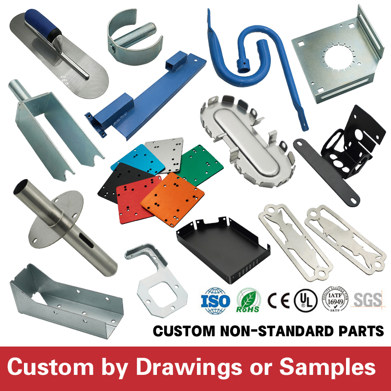 Factory OEM Custom Metal Stamping Parts Sheet Metal Fabrication Manufacture Laser Cutting Service Stainless Steel Fabrication
