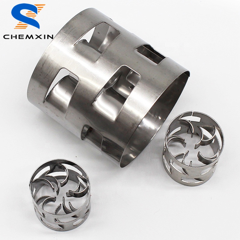 16mm 25mm Stainless Steel 316 Metal Pall Ring Random Packing Used in Distillation Column