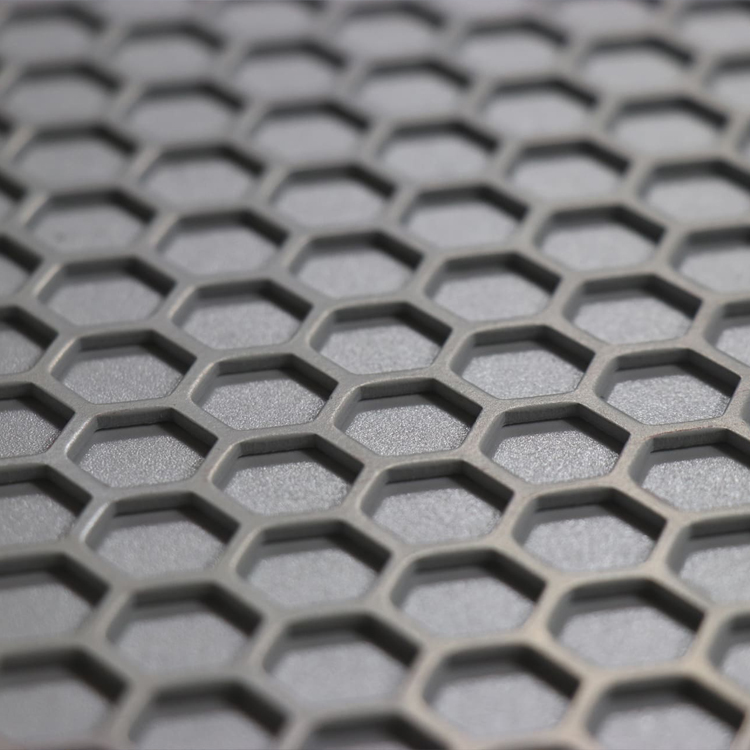 Decorative Corrugated Wave Perforated Mesh Aluminum Panel Indoor Partition Use