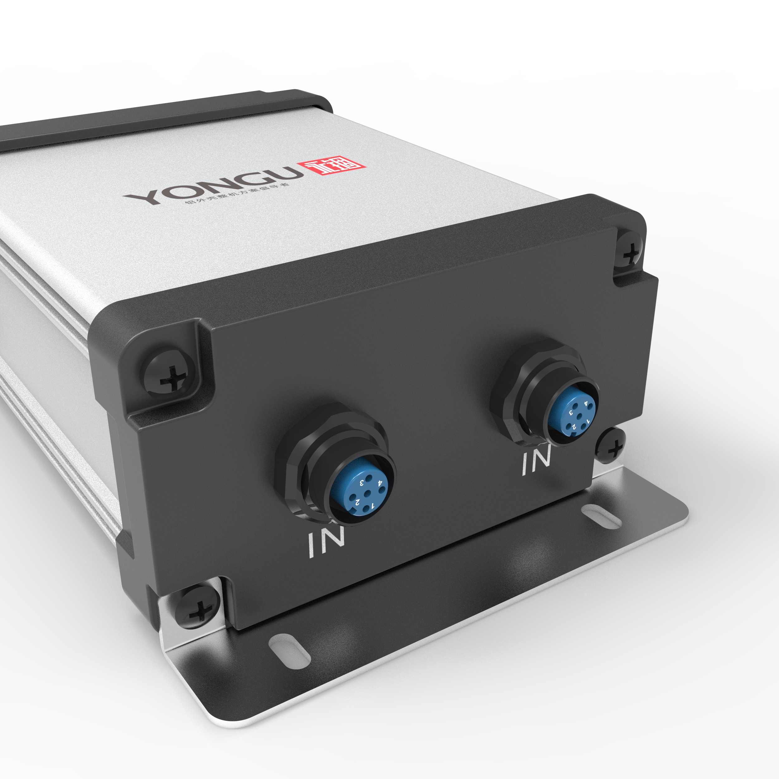 M Series Ip67 Aluminum Waterproof Electrical Enclosure Extrusion Distribution Power Box Aluminum Enclosure