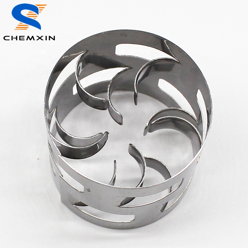 16mm 25mm Stainless Steel 316 Metal Pall Ring Random Packing Used in Distillation Column